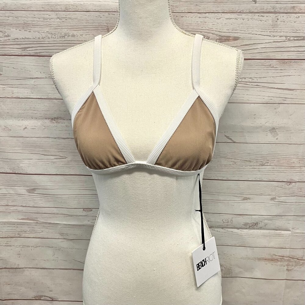 Beach Riot Kim triangle bikini top